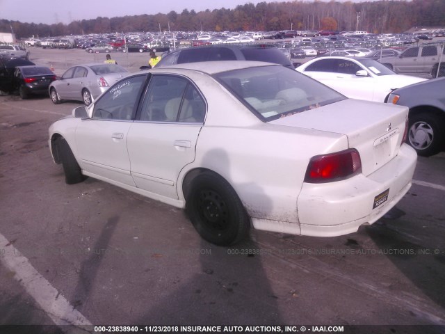 4A3AA46G23E129990 - 2003 MITSUBISHI GALANT ES/LS WHITE photo 3