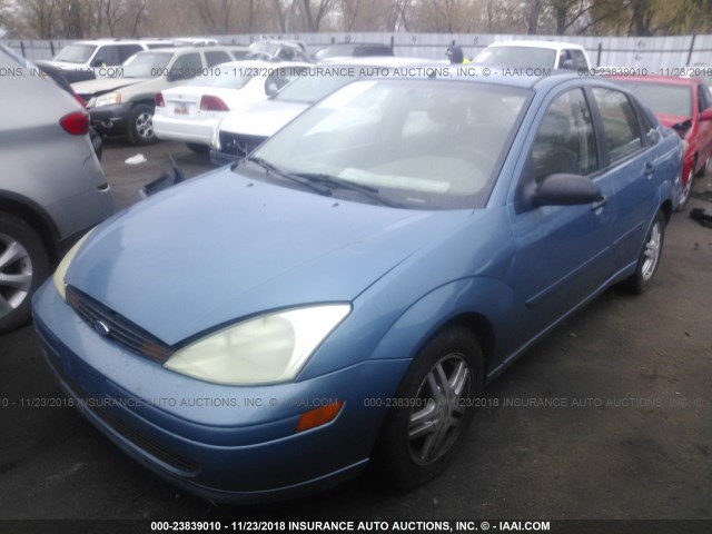 1FAFP34P81W268961 - 2001 FORD FOCUS SE/SE COMFORT BLUE photo 2