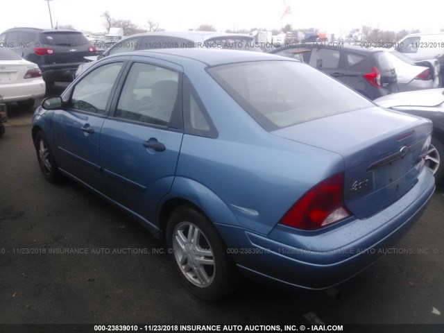 1FAFP34P81W268961 - 2001 FORD FOCUS SE/SE COMFORT BLUE photo 3