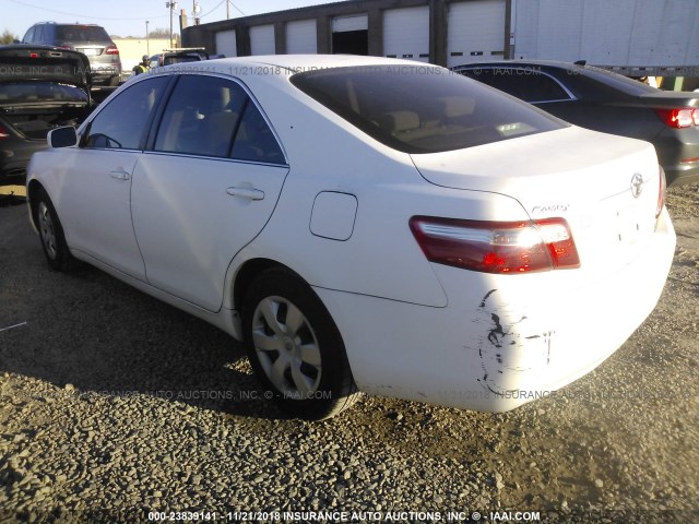 4T1BE46K07U667496 - 2007 TOYOTA CAMRY NEW GENERAT CE/LE/XLE/SE WHITE photo 3