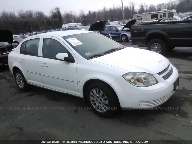 1G1AT58H497202887 - 2009 CHEVROLET COBALT LT WHITE photo 1