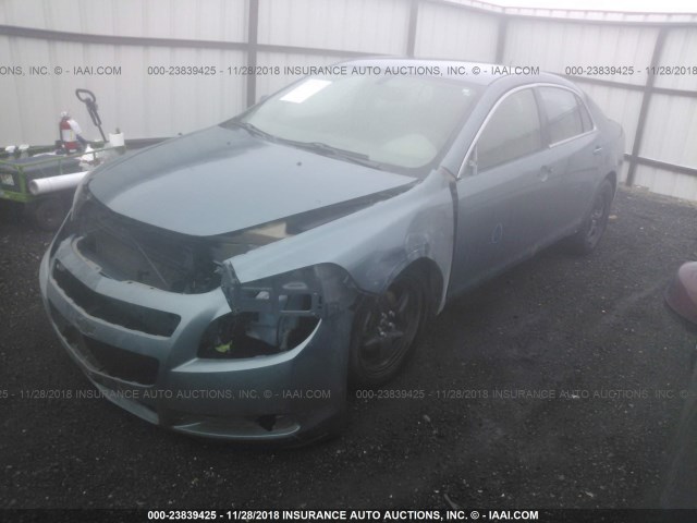 1G1ZG57B69F253107 - 2009 CHEVROLET MALIBU LS 绿色 照片 2