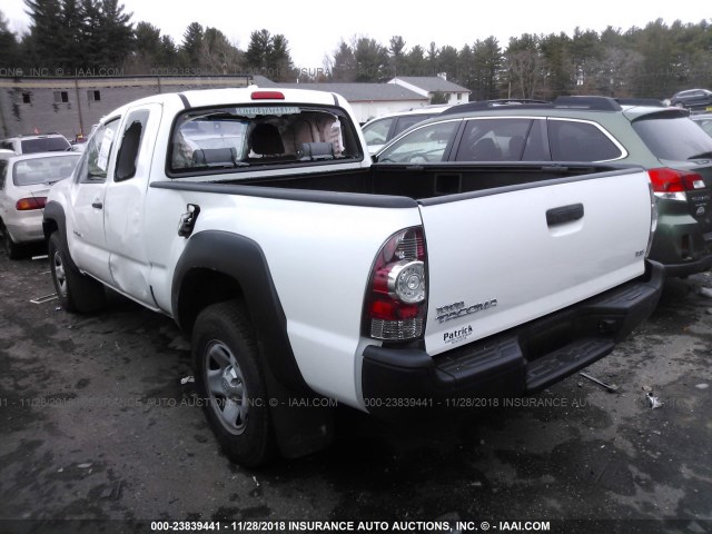 5TEUU4EN4AZ691410 - 2010 TOYOTA TACOMA ACCESS CAB თეთრი ფოტო 3