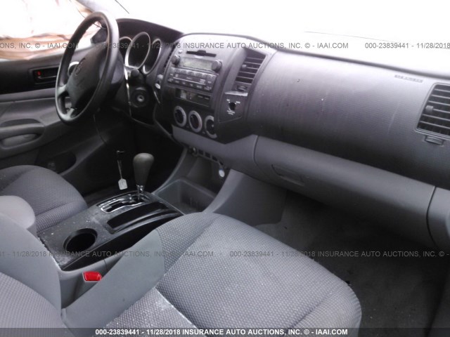 5TEUU4EN4AZ691410 - 2010 TOYOTA TACOMA ACCESS CAB თეთრი ფოტო 5