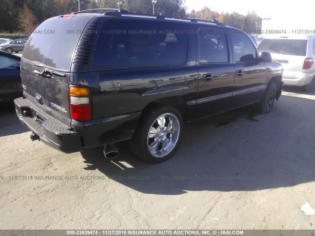 1GKFK66U83J188450 - 2003 GMC YUKON XL DENALI BLACK photo 4