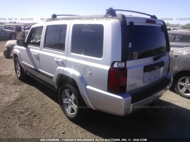 1J8HG48K47C586943 - 2007 JEEP COMMANDER Gümüş foto 3