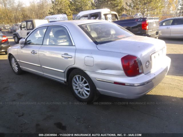 KMHFU45E24A362546 - 2004 HYUNDAI XG 350 SILVER photo 3