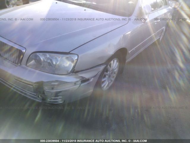 KMHFU45E24A362546 - 2004 HYUNDAI XG 350 SILVER photo 6