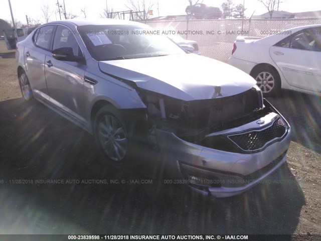 5XXGM4A79FG499751 - 2015 KIA OPTIMA LX ვერცხლისფერი ფოტო 1