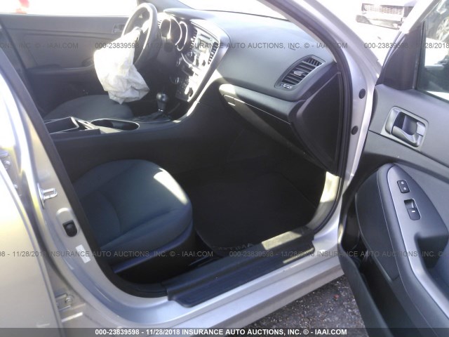 5XXGM4A79FG499751 - 2015 KIA OPTIMA LX ვერცხლისფერი ფოტო 5