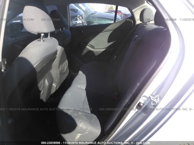 5XXGM4A79FG499751 - 2015 KIA OPTIMA LX ვერცხლისფერი ფოტო 8