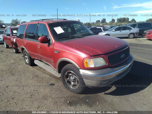 1FMRU17L72LA86440 - 2002 FORD EXPEDITION EDDIE BAUER BURGUNDY photo 1