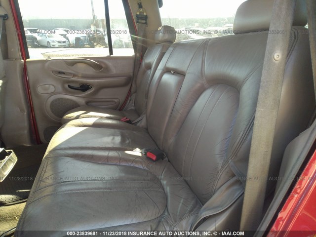 1FMRU17L72LA86440 - 2002 FORD EXPEDITION EDDIE BAUER BURGUNDY photo 8