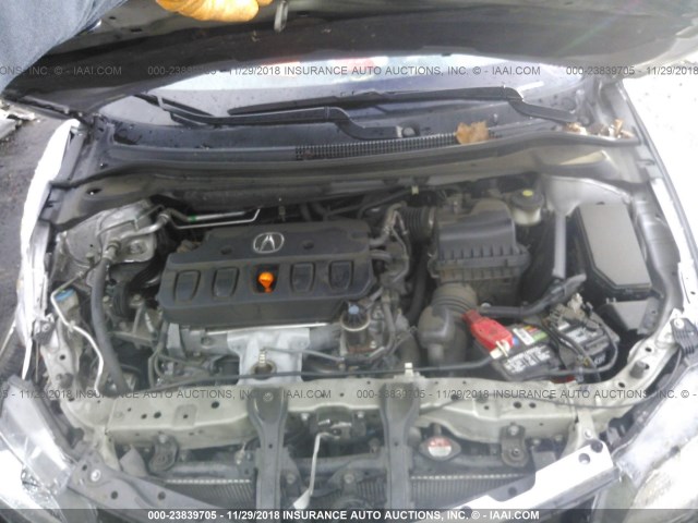 19VDE1F36DE021399 - 2013 ACURA ILX 20 SILVER photo 10