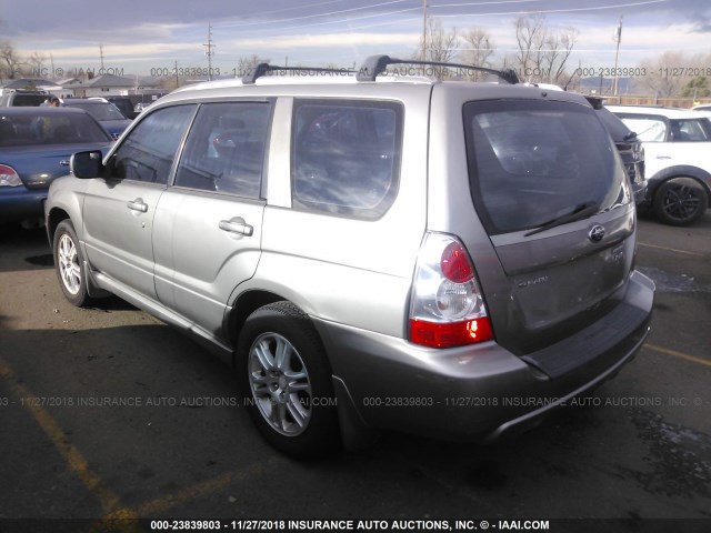 JF1SG696X6H702485 - 2006 SUBARU FORESTER 2.5XT BEIGE photo 3