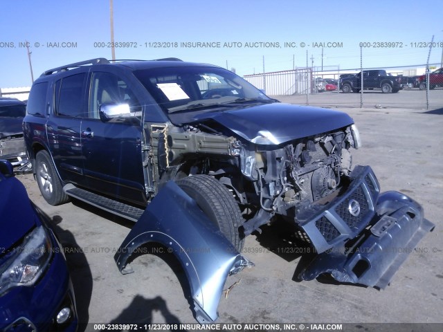 5N1BA0ND9BN624589 - 2011 NISSAN ARMADA SV/SL/PLATINUM BLUE photo 1