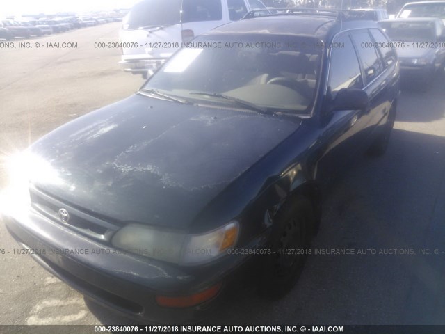 JT2EB02E5T0114842 - 1996 TOYOTA COROLLA DX GREEN photo 6