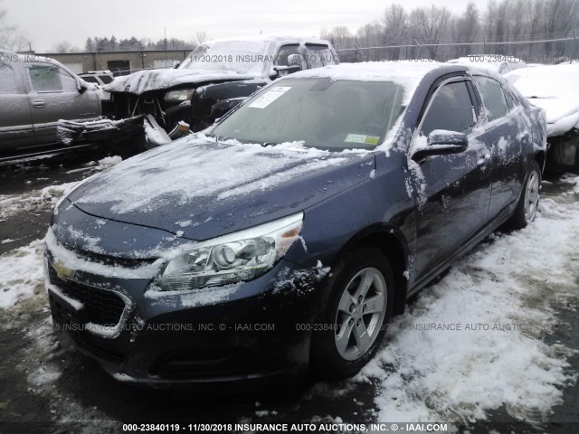 1G11C5SL4EF140999 - 2014 CHEVROLET MALIBU 1LT BLUE photo 2