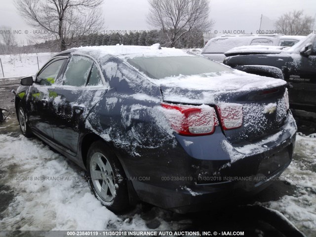 1G11C5SL4EF140999 - 2014 CHEVROLET MALIBU 1LT BLUE photo 3