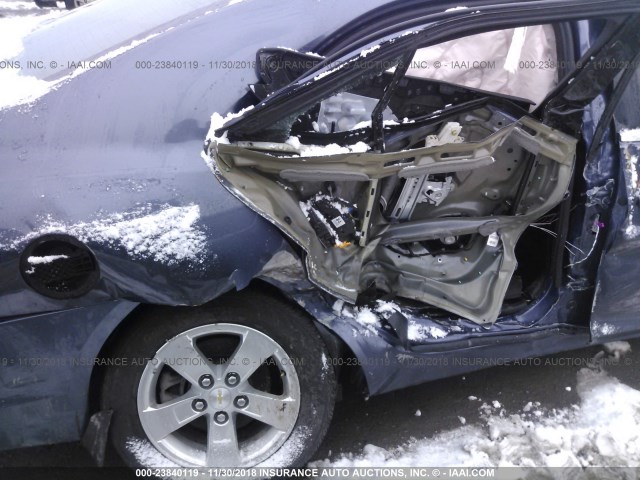 1G11C5SL4EF140999 - 2014 CHEVROLET MALIBU 1LT BLUE photo 6