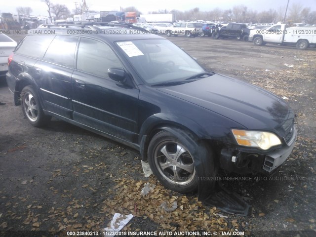 4S4BP62C777316006 - 2007 SUBARU OUTBACK OUTBACK 2.5I LIMITED BLACK photo 1