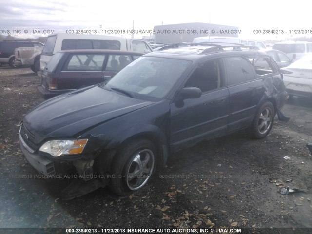 4S4BP62C777316006 - 2007 SUBARU OUTBACK OUTBACK 2.5I LIMITED BLACK photo 2