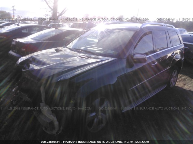 4JGBF7BE9AA605490 - 2010 MERCEDES-BENZ GL 450 4MATIC BLACK photo 2