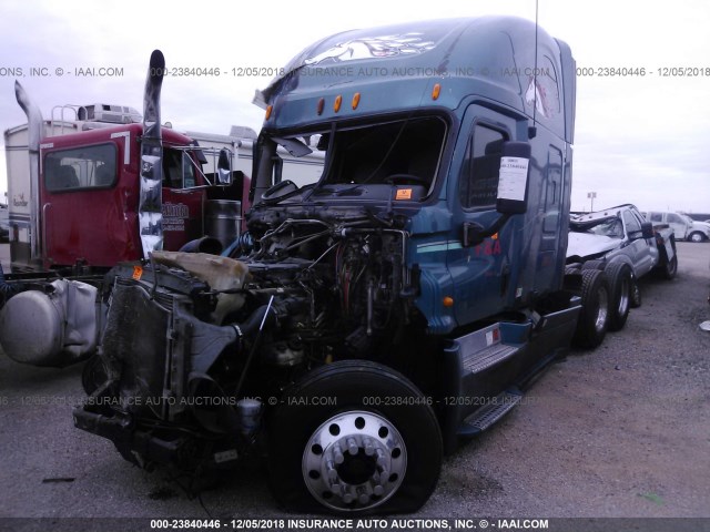 1FUJGLDR5DSBR8297 - 2013 FREIGHTLINER CASCADIA 125  GREEN photo 2