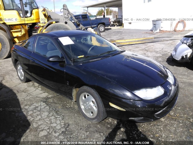 1G8ZY12752Z144992 - 2002 SATURN SC2 BLACK photo 1