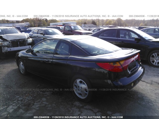 1G8ZY12752Z144992 - 2002 SATURN SC2 BLACK photo 3