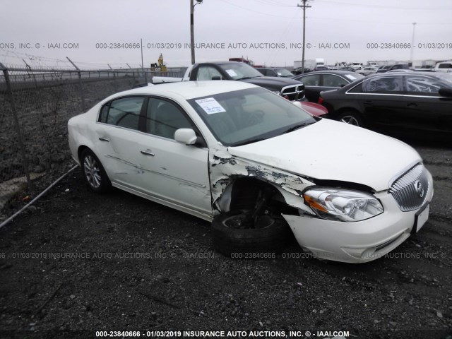 1G4HC5EM4BU104842 - 2011 BUICK LUCERNE CXL WHITE photo 1