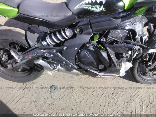 JKAEXEE13EDA16948 - 2014 KAWASAKI EX650 E GREEN photo 8