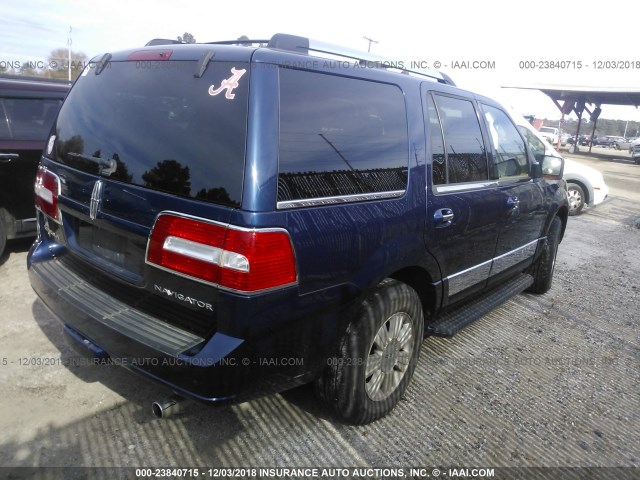 5LMFU28538LJ09789 - 2008 LINCOLN NAVIGATOR Көк фото 4