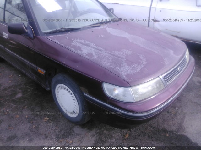 4S3BJ6335R6942134 - 1994 SUBARU LEGACY L/L ALPINE PURPLE photo 6