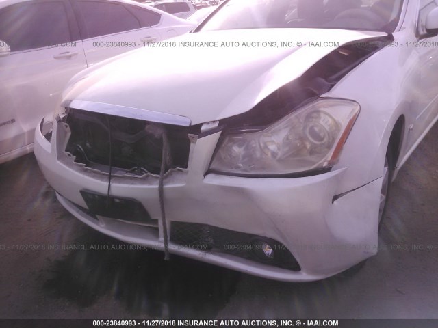 JNKAY01FX6M250037 - 2006 INFINITI M35 SPORT WHITE photo 6