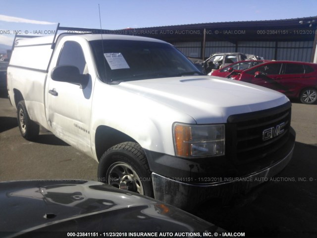 1GTEK14C98Z291437 - 2008 GMC SIERRA K1500 WHITE photo 1