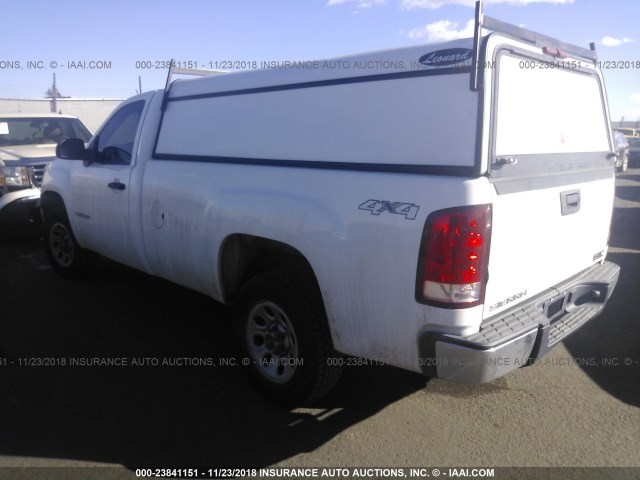 1GTEK14C98Z291437 - 2008 GMC SIERRA K1500 WHITE photo 3