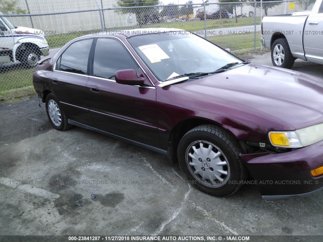 1HGCD5656TA050015 - 1996 HONDA ACCORD EX/EX-R MAROON photo 1