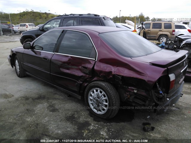 1HGCD5656TA050015 - 1996 HONDA ACCORD EX/EX-R MAROON photo 3