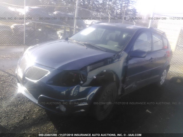 5Y2SL63875Z419647 - 2005 PONTIAC VIBE Dark Blue photo 2