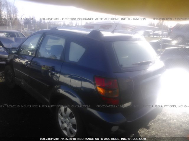 5Y2SL63875Z419647 - 2005 PONTIAC VIBE Dark Blue photo 3