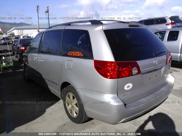 5TDZK23C28S204097 - 2008 TOYOTA SIENNA CE/LE SILVER photo 3