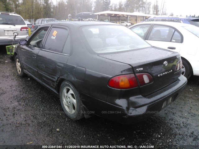 1NXBR18E0XZ255914 - 1999 TOYOTA COROLLA VE/CE/LE BLACK photo 3