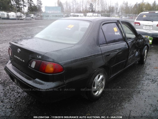 1NXBR18E0XZ255914 - 1999 TOYOTA COROLLA VE/CE/LE BLACK photo 4