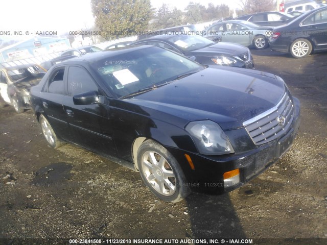 1G6DP567350179577 - 2005 CADILLAC CTS HI FEATURE V6 BLACK photo 1