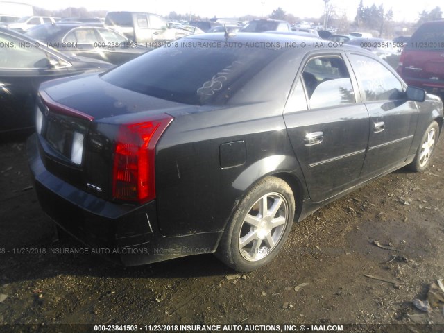 1G6DP567350179577 - 2005 CADILLAC CTS HI FEATURE V6 BLACK photo 4