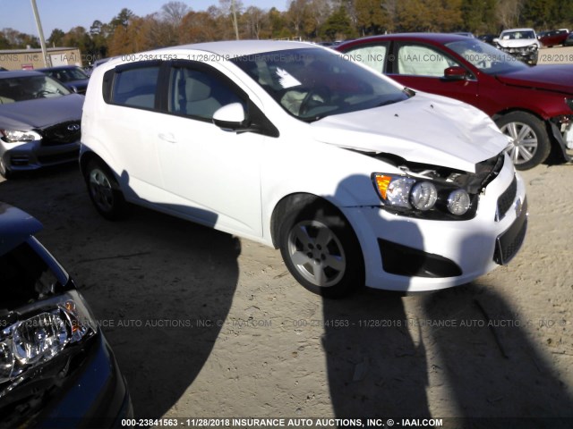 1G1JA6SH7F4172611 - 2015 CHEVROLET SONIC LS 白色 照片 1
