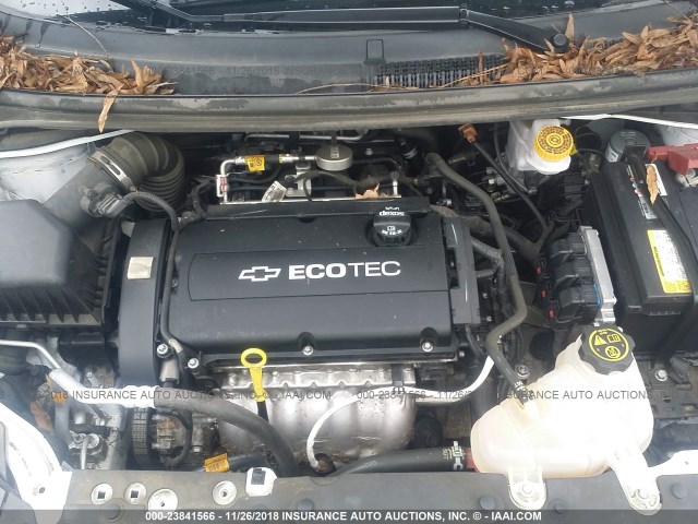 1G1JA6SH3G4167472 - 2016 CHEVROLET SONIC LS 白色 照片 10