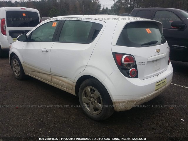 1G1JA6SH3G4167472 - 2016 CHEVROLET SONIC LS 白色 照片 3