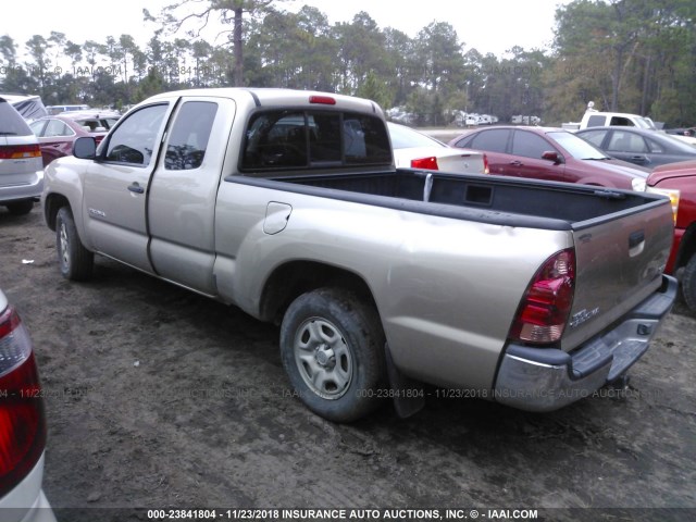 5TETX22N96Z213924 - 2006 TOYOTA TACOMA ACCESS CAB ოქროსფერი ფოტო 3